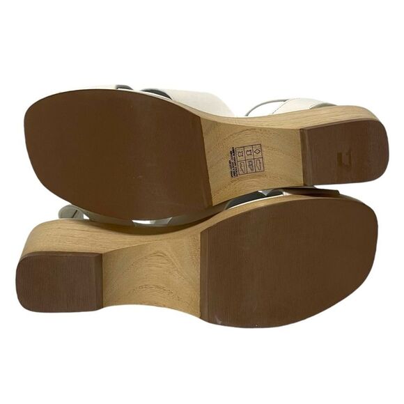 NWT EVERLANE The Clog Sandal White Leather 7 - Picture 7 of 11